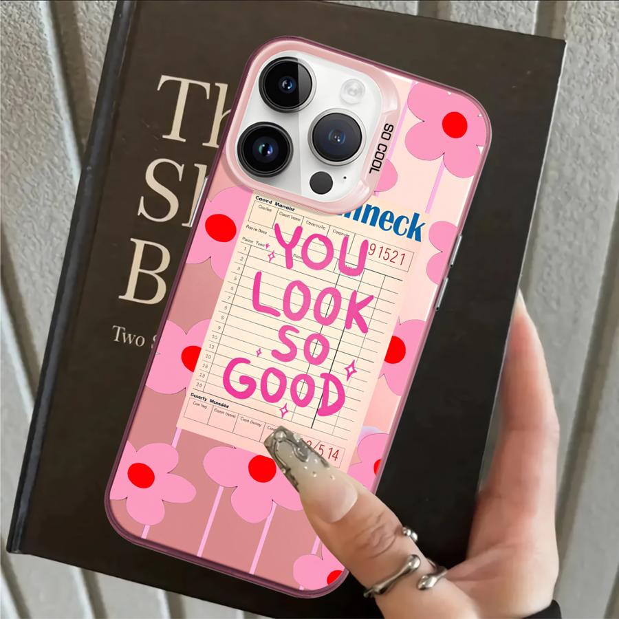 Case for iPhone 17 Pro Max 15 Plus 12 16 Air 13 Pro XS 11 14 XR Back Phone Cover Creative Text You Look So Good