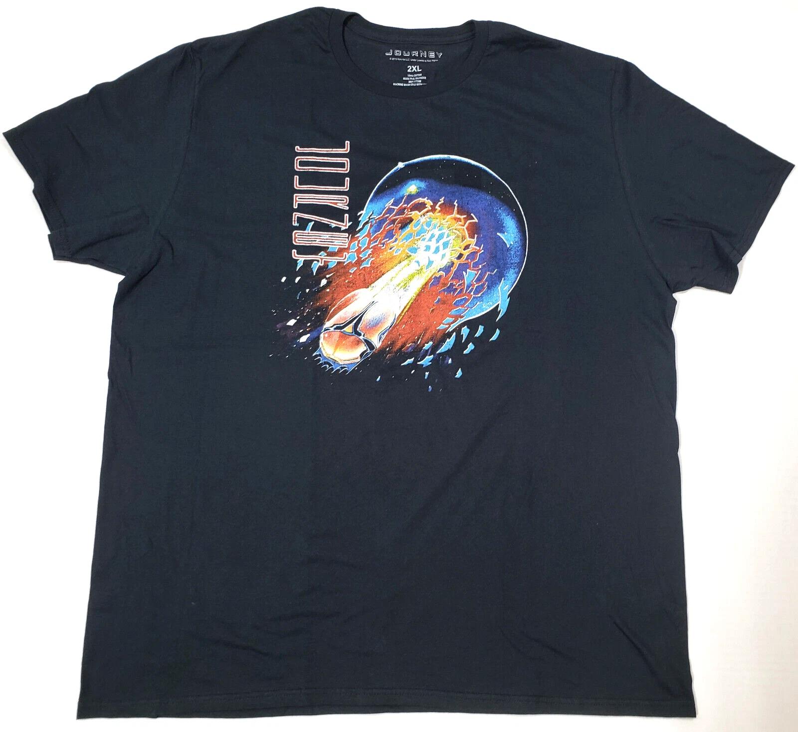 JOURNEY T-shirt Licensed Classic Rock Tee Men s 2XL Black New L