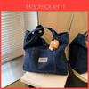 Denim Tote Bag For Women With Magnetic Closure And Inner Phone Pocket For Casual Daily Use