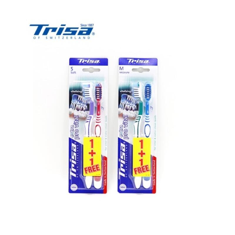 TRISA Extra Provital Toothbrush 2 pcs 1586 MEDIUM
