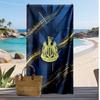 Newcastle United Football Print Beach Towel, Large Soft Quick Dry Towel for Beach Camping Swimming