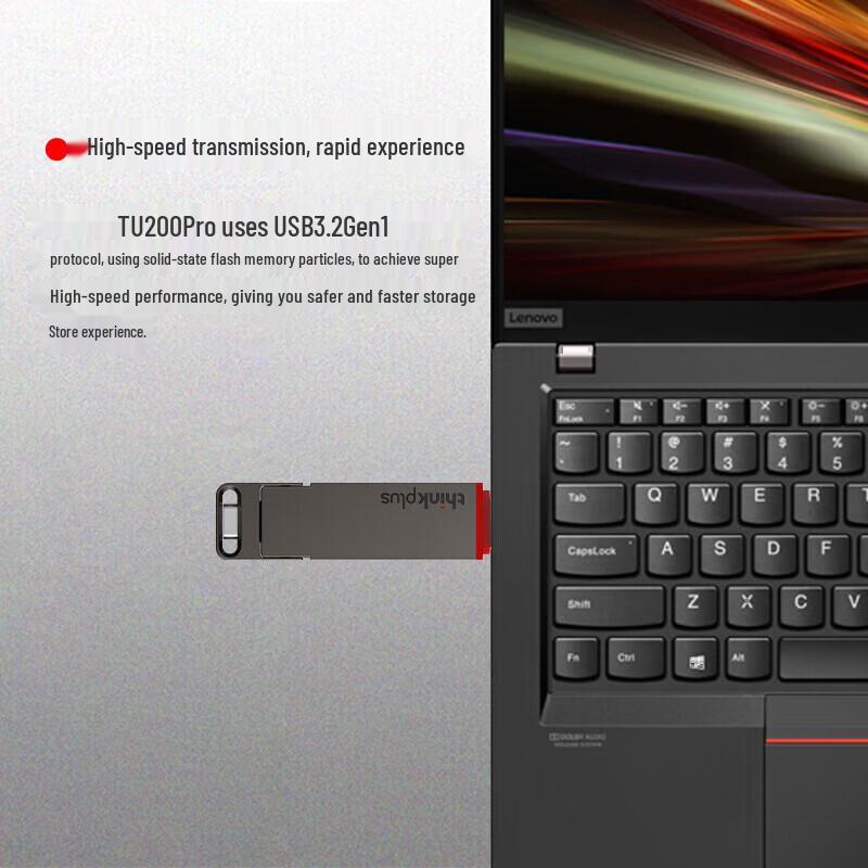 Lenovo Thinkplus TU200 Pro Dual-Interface SSD USB Flash Drive