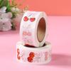 Cherry Bow Cartoon Sticker Label: Non-drying, Cute Decorative Sealing Stickers