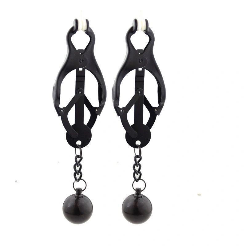 Breast-Fed Sex Toy Nipple Clamps Metal Chain Adjustable Breast Labia Clips Clit Exotic Sex Toys for Couple Flirting BDSM Tools