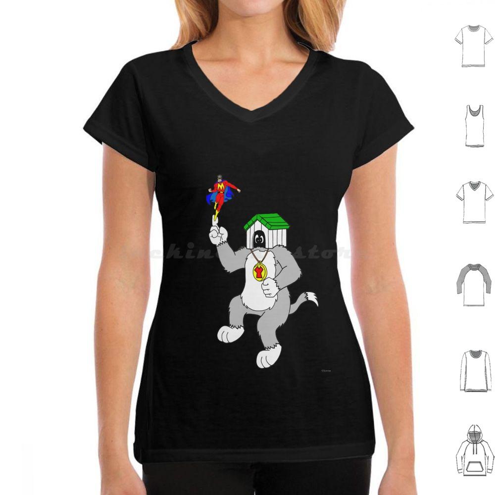 M Man And Yukk Ugly Dog T Shirt 6xl Cotton Cool Tee Mighty Man And Yukk Cartoon Comic Laughs Comedy Hero Dog Little Tv Show Hb