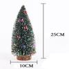 15/25cm Mini Christmas Tree Fake Pine Trees DIY Photo Prop for Home Decoration 2025 New Year Gift  DIY Craft Desktop Xmas Decor