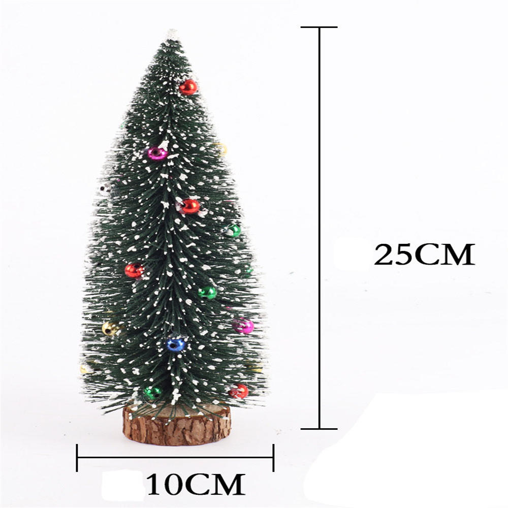15/25cm Mini Christmas Tree Fake Pine Trees DIY Photo Prop for Home Decoration 2025 New Year Gift  DIY Craft Desktop Xmas Decor