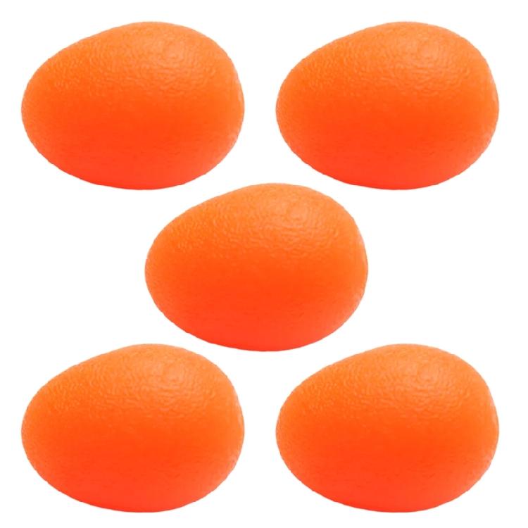 5Pcs Stress Relief Balls Hand Exercisers Stress Reliever Silicone Grip Strength Trainer Wrist Exercise Equipment