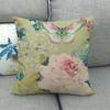 Nordic Floral Meanings Of Animals Digital Printing Short Plush Pillow Covers For Car Sofa Office Cushion Cover Home Goods