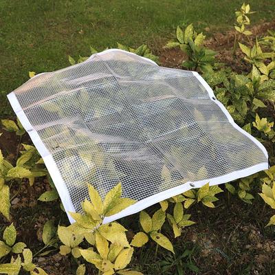 0,3 mm Gitter Regendichtes Tuch Gewächshaus Pflanze Transparente Plane Balkonfenster Winddichtes Sonnenschutz Tuch Terrasse Klares Segeltuch Plane