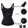 Waist Trainer Tank Top For Women Zipper Body Shaper Tummy Control Sleeveless Top, Women's Activewear Body Shaping Underwear