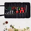Household Tool Roll Organizers Compact 15.2cm Rolled Size Unfolds Large 58.4x35.5cm Surfaces with Organized Pockets for Easy Access