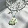 Custom Starfish Pearl Necklace: Stylish Vacation Shell & Natural Stone Collarbone Chain. Perfect Versatile Accessory.