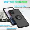 For Motorola Moto E22 E22i Case Shockproof Armor Matte Phone Case For MotoE22 E 22i E22 I Magnetic Ring Stand Holder Back Cover