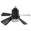 Deckenventilator mit Licht 3 Farben Dimmbar Leise LED Deckenventilatorlampe E26 Schraubsockel Timer