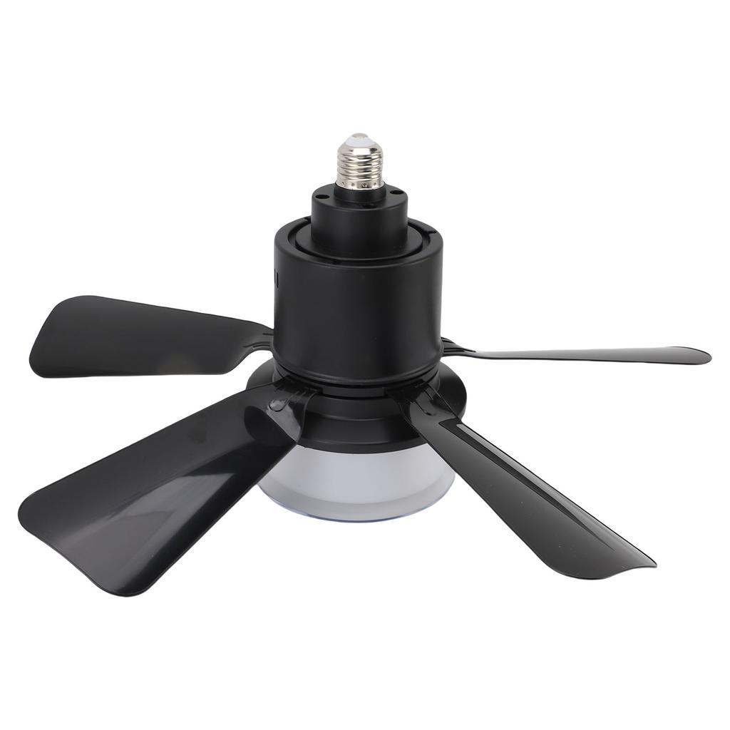 Deckenventilator mit Licht 3 Farben Dimmbar Leise LED Deckenventilatorlampe E26 Schraubsockel Timer