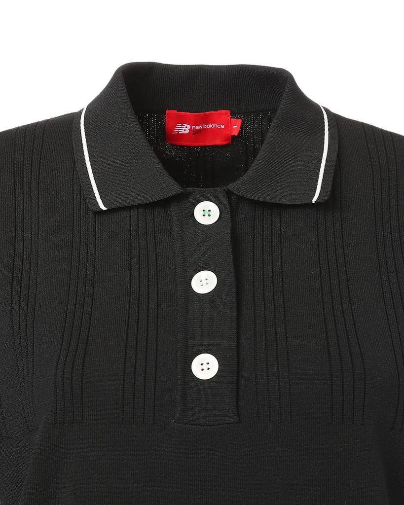 Golf Short Sleeve Knit Polo Shirt 0 [New Balance] Women's (Stretchy) / 012-5175502 010_Black [S]