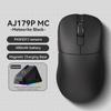 AJAZZ AJ179 PRO PAW3395 Lichtgewicht Bedrade Draadloze Muis met Magnetische Oplaadbasis Ergonomische Macro Gaming Muis voor PC Laptop