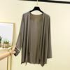 Women Summer Oversized Long Sleeved Cardigan Thin Jacket Shawl Top