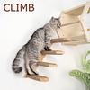 Wooden Cat Climbing Shelf Furniture Shelves for Cats Perches Activity Cat Tree Scraper Stairs Scratching Post Cat Wall Furniture