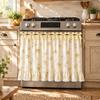 Gathered Material Oven Grip Cover Cozy Ruffled Handle Curtain