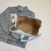 Women Large Capacity Tote Bag Commuter Canvas Bag Student Class Shoulder Bag
