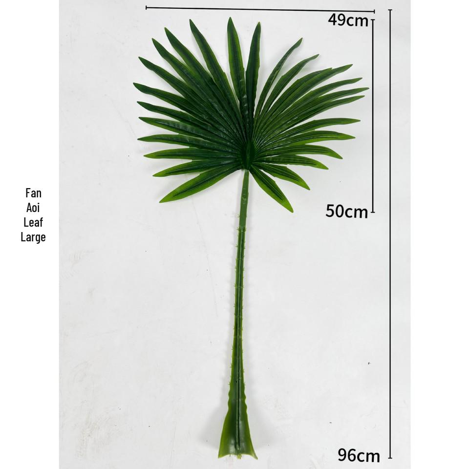 Nordic Artificial Palm Leaf Decor for Weddings and Home Floral Arrangements