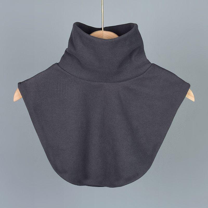 Unisex's Solid Color High Neck Detachable Collar Decorative Collar Warm Cervical Protection for Autumn and Winter