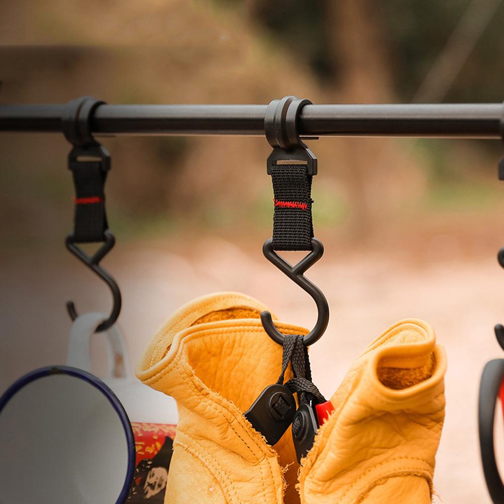 Aluminum Alloy Clothes Hanger Foldable Portable Cookware Pot Pan Rack Multifunctional for Picnic Barbecue for Hiking Backpacking