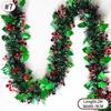 Christmas Decorations Hanging Banner Accessories Home Wall Decoraitons New Year Party Backdrops Hanging Flags Navidad