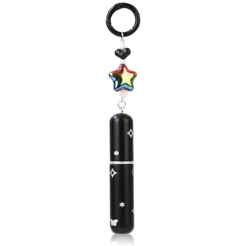 New 5ml Perfume Dispensing Bottle Portable Daily Carry Spray Bottle Star Keychain Refillable Bottle Travel