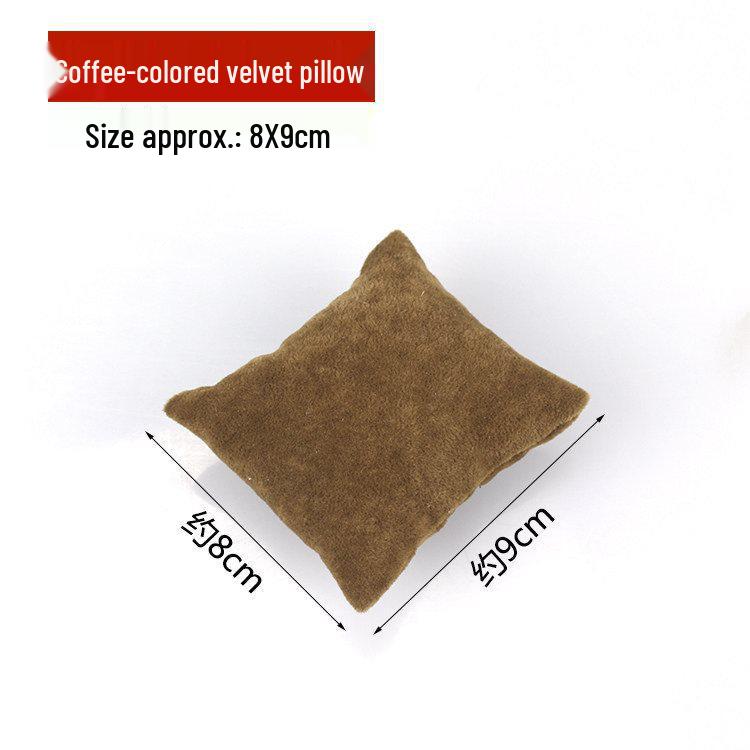 Wenwan Bead Display: Linen Pillow Bag for Bracelet, String, Watch, & Jewelry Décor
