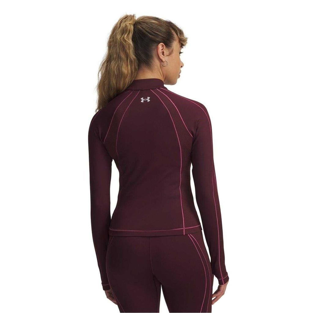Under Armour Womens/Ladies Textured ColdGear Half Zip Base Layer Top
