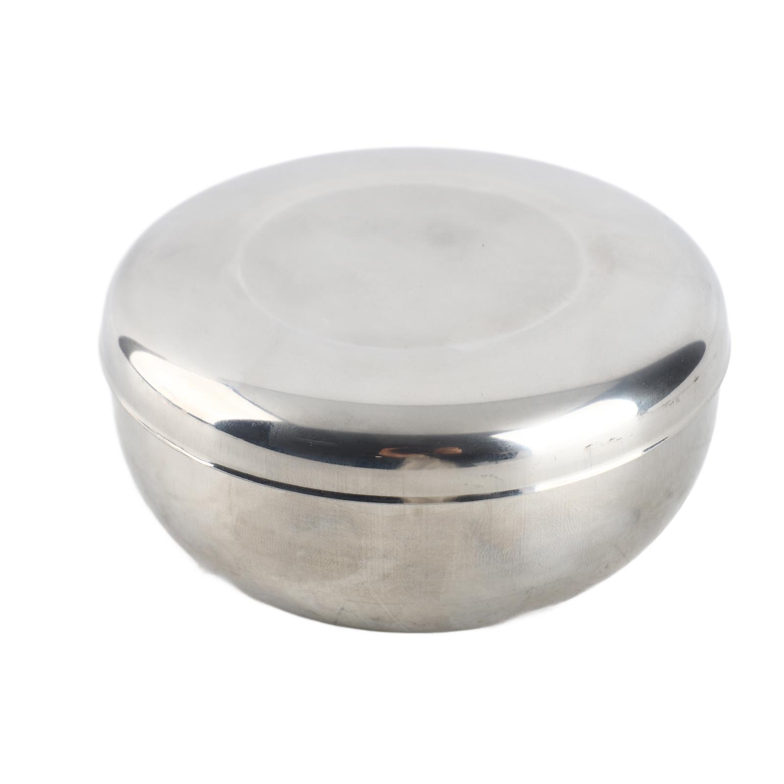 

Миска для риса из нержавеющей стали с крышками Многоцелевая однослойная миска для смешивания для дома и кухни