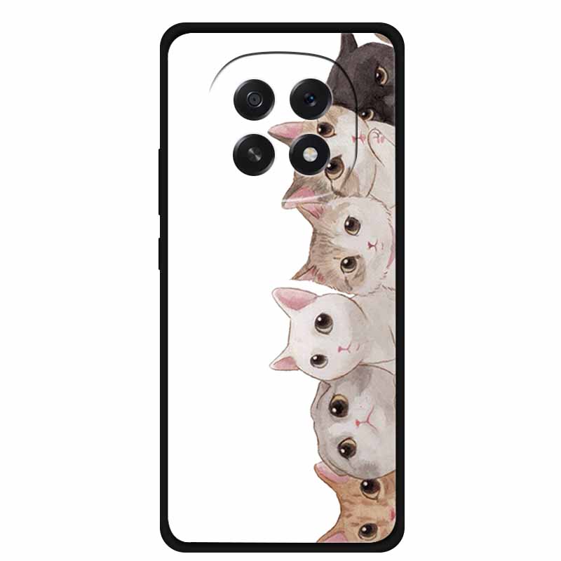 For Oppo A5 5G Phone Case 3D Relief Emboss Flowers Back Cover Black TPU Silicone Soft Case For Oppo A 5 PKQ110 Cases 6.7" Fundas