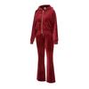 Miso Womens/Ladies Velour Raglan Long-Sleeved Tracksuit Set