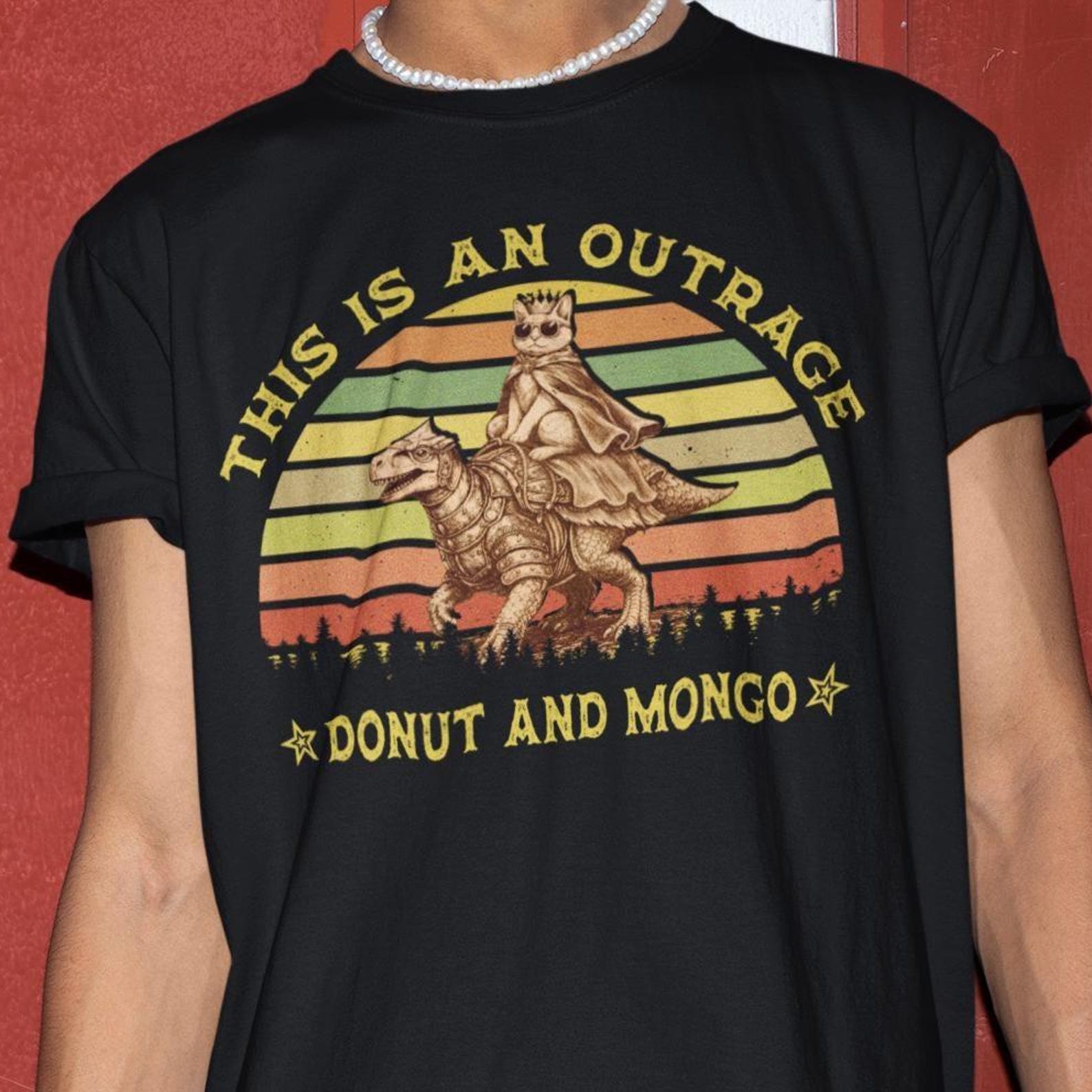 This Is An Outrage Shirt - Princess Donut and Mongo,Dungeon Crawler Carl Tshirt,Fantasy Bookish 3XL