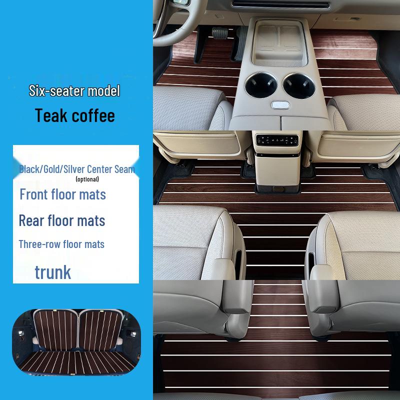 Dedicated Solid Wood Floor Mats for Nio ES8 Lydo L90 - Custom Car Flooring Accessories