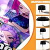 Custom Name Personalized KPop Hunters Print Umbrella, Auto Open Close, 8‑Rib Sturdy Frame, Commute Camping Hiking Use, Birthday Gift