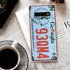 Retro License Plate Number Cover For Samsung Galaxy M12 M21 M30S M31 M32 Phone Case M51 M52 Note 20 Ultra 10 Plus 9 8 J4 J6 + J8