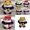 Delightful Mini Plush Panda Keychain Doll Cuddly Stuffed Animal Pendant