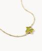 Lola Rose Ivy Green Onyx Bead Pendant Chain Bracelet