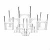 Round Cable Clips with Steel Nails for Wire Management 14mm