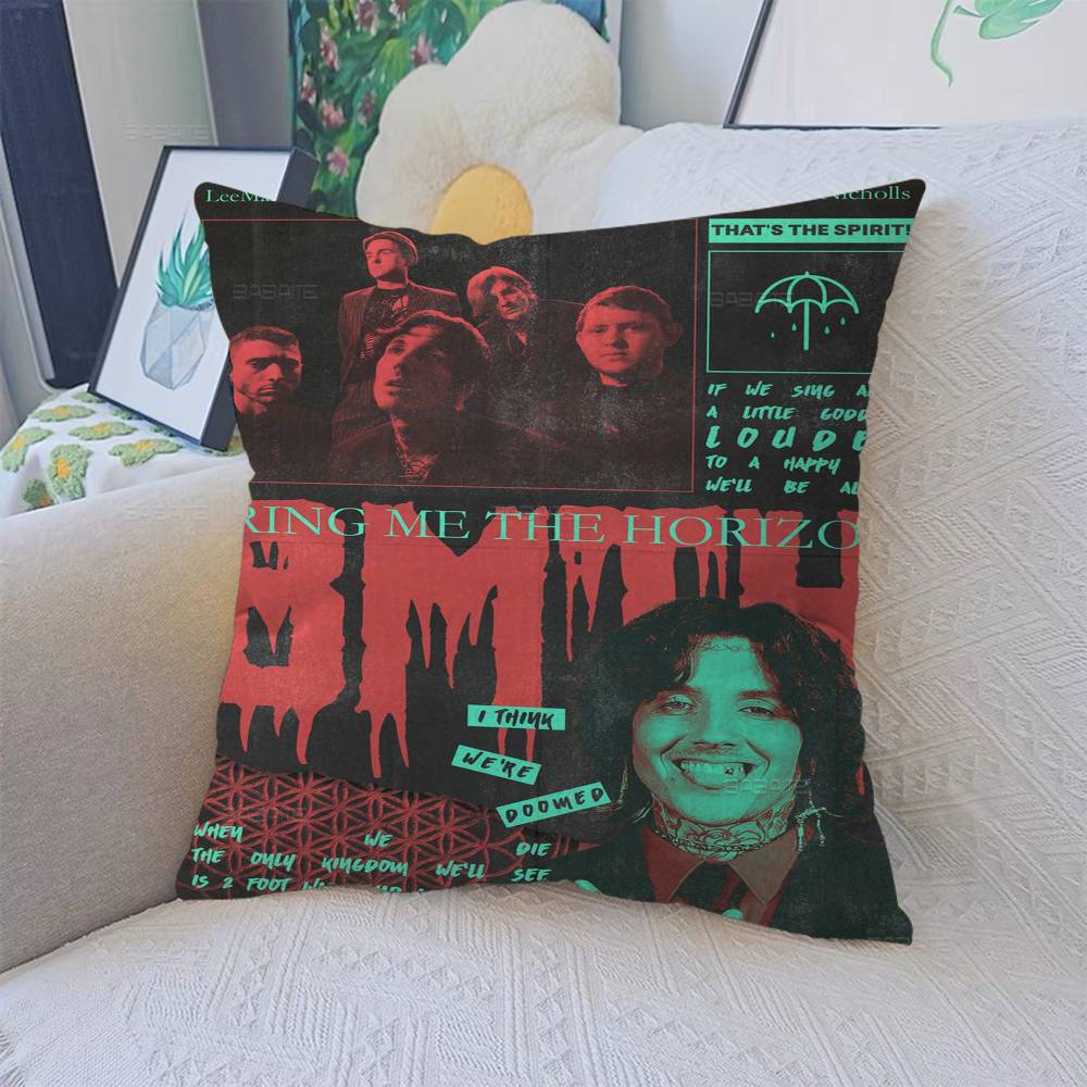Band B-Bring M-Me The H-Horizon Pillow Gift Home Office Decoration Bedroom Sofa Car Cushion Cover case 45x45