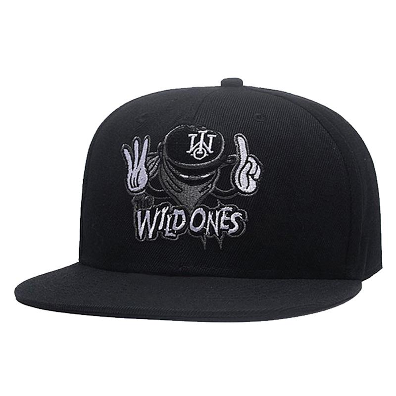 2026 New Flat Edge Hat Mask Thief Embroidery Baseball Hat Daily Leisure Decoration Sunshade Hat Unisex Hip Hop Skateboarding Hat