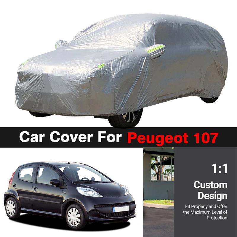 

Outdoor Car Cover Indoor Anti-UV Sun Shade Snow Rain Dust Protection MPV Cover For Peugeot 107