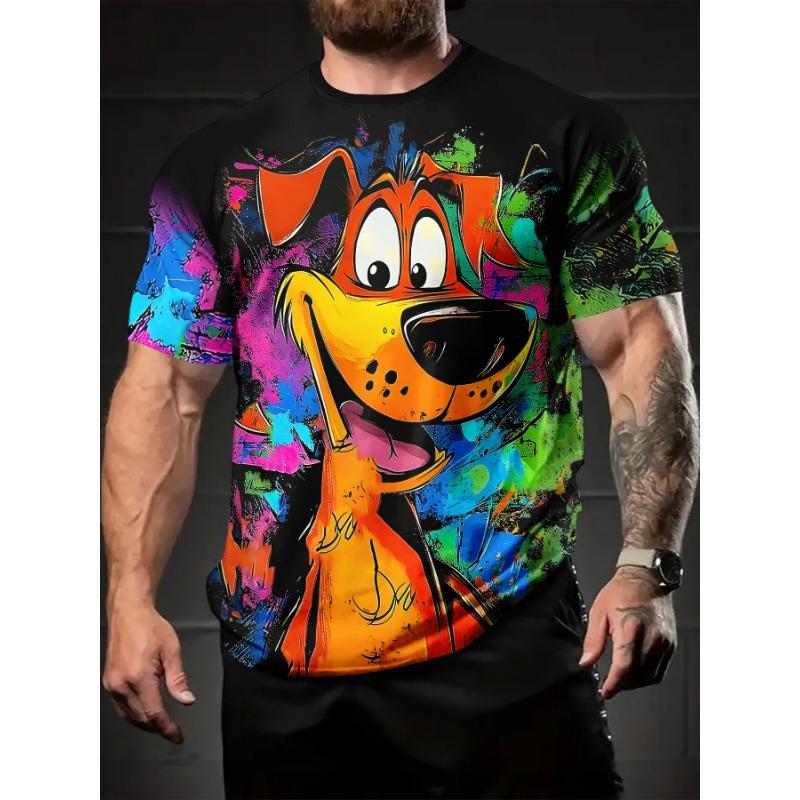 Streetwear Mens Clothing 3D Printed Graphic T Shirts Round Neck Short Sleeved Tees New in Tops Casual Funny T Shirt for Men