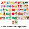 Hölzerne Alphabet-Karteikarten für Kinder, Lernspielzeug, perfektes Vorschulgeschenk und Lernspiel für Kinder.