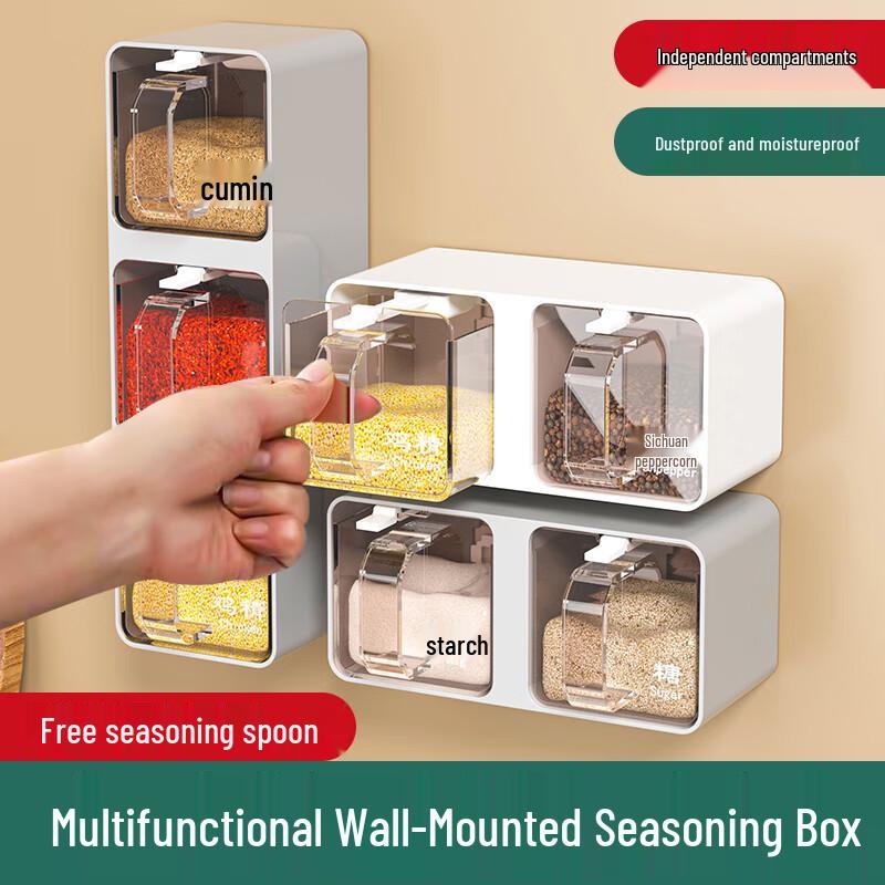 Nordic Style Tabletop Kitchen Spice Rack