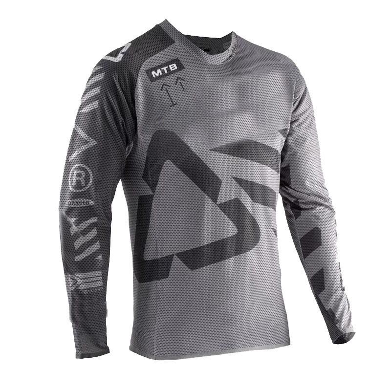 Maglia MTB Downhill Manica Lunga Motocross Racing Shirt Off Road Dirt Bike ATV Enduro MX